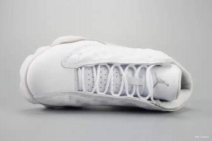 1st Kicks Shoes LowPure white 310810-100 Jordan Money mens Air 13 0510